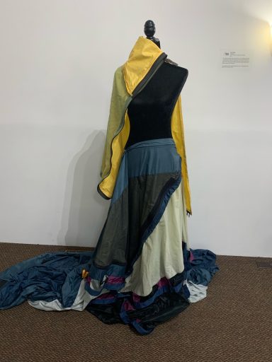 Gown made of tents